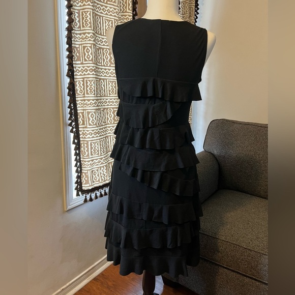 Ruffled Little Black Dress - Picture 2 of 4